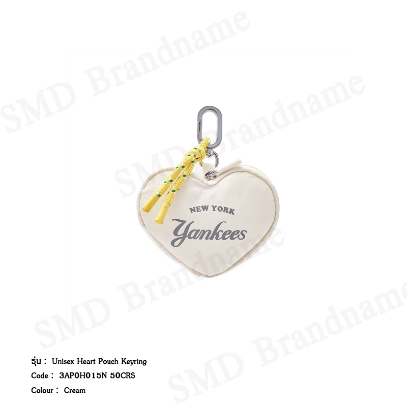 MLB พวงกุญแจ รุ่น Unisex Heart Pouch Keyring Code: 3APOH015N 50CRS