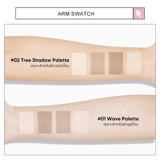【ของแท้ 100%】JUDYDOLL Highlight & Contour 9g จูดี้ดอล พาเลทไฮไลท์และคอนทัวร์ #1 Wave #02 Tree #04 Blush