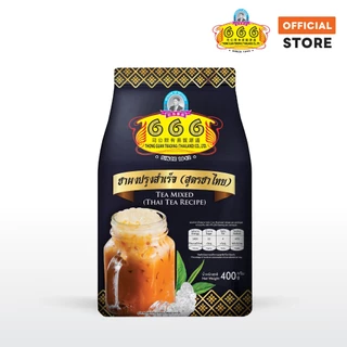 666 ชาผงปรุงสำเร็จ (สูตรชาไทย) ขนาด 400 กรัม (Premium Thai Tea 400g)