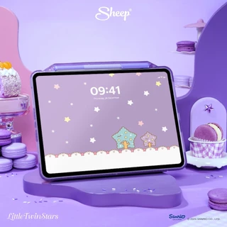 [People Little Twin Stars] Little Twin Stars Collection เคสสำหรับไอแพด เคสเก็บปลอกปากกาได้ ฟรีปลอกปากกา กันงอ กันกระแทก