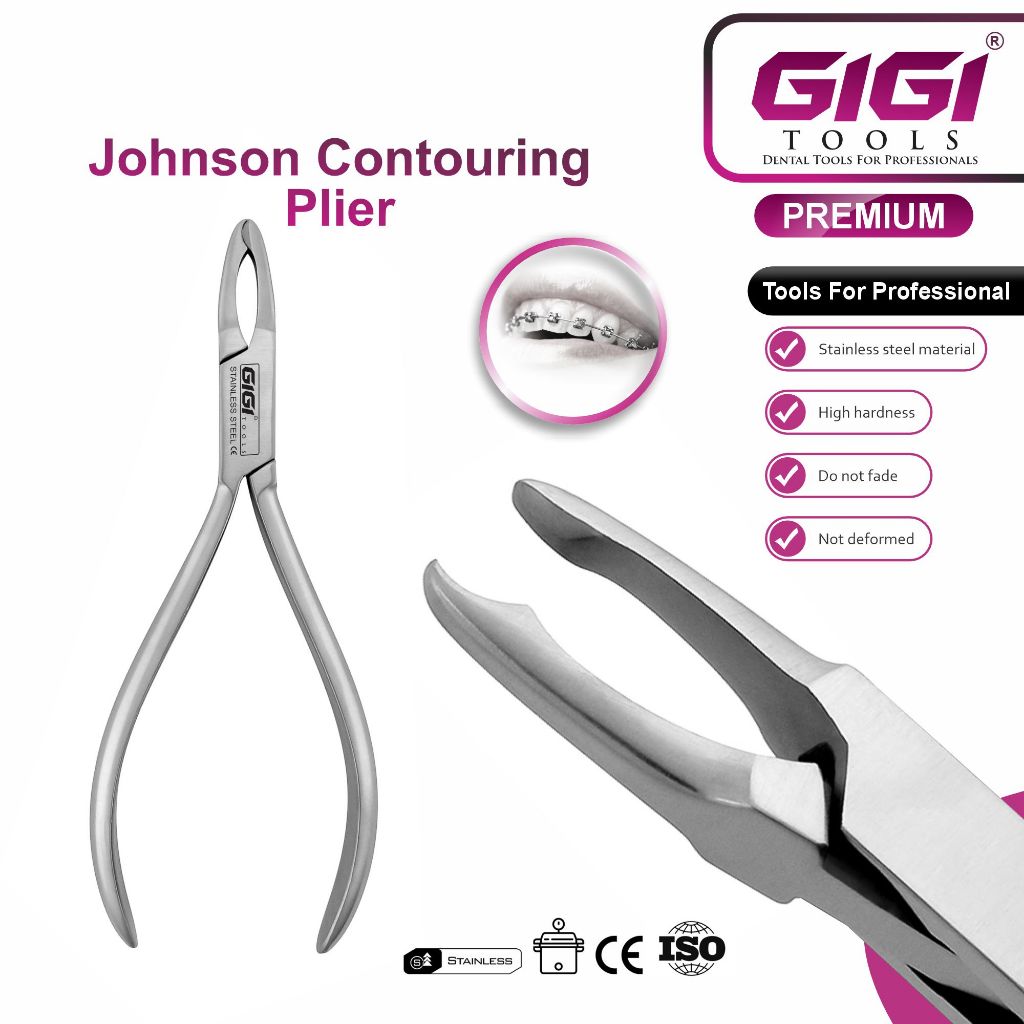 Gigi Tools Jhonson Contouring Plier Dental / Orthodontic Pliers | Stainless Steel CE