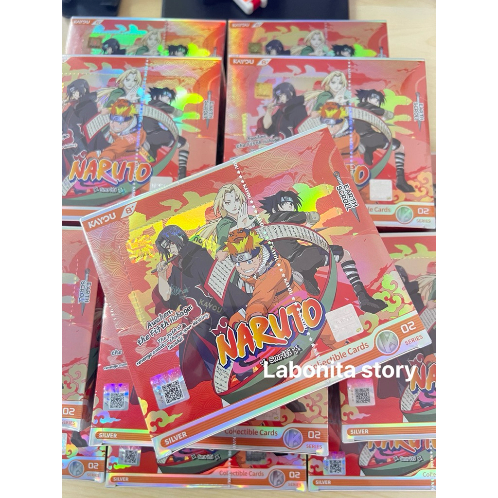 พร้อมส่ง การ์ดนารูโตะ กล่องเวอร์ชั่นภาษาอังกฤษ ของแท้1000%