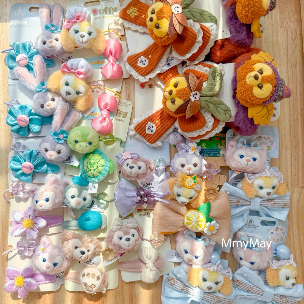 พร้อมส่ง❤กิ๊บยางรัดผม Duffy and friends ลิขสิทธิ์แท้จาก Shanghai DisneyLand and HongKong Disney Land