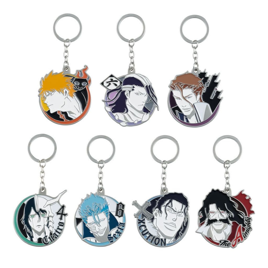 💀(แท้/มือ1)💀 ของสะสม อนิเมะ Ichiban Kuji Bleach Stirring Souls Vol.2 E Prize Metal Charm พวงกุญแจโลหะ ลิขสิทธิ์แท้100%