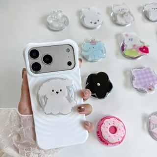 พร้อมส่ง Pop up กิ๊บต๊อก ลายการ์ตูด แหวนติดหลังโทรศัพท์ แม่เหล็กดูดแน่น ที่ติดเคสโทรศัพท์