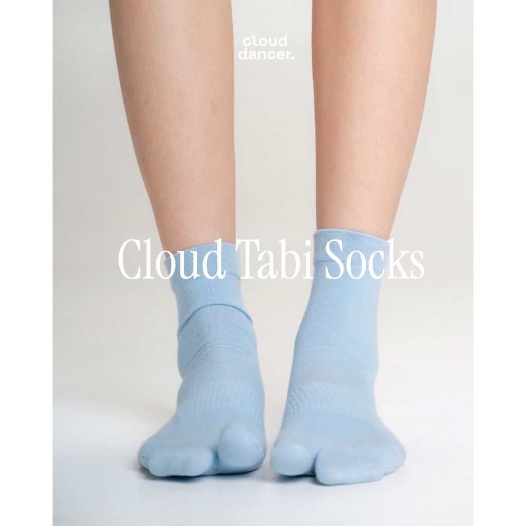Cloud Dancer - Cloud Tabi Mid-Crew Socks
