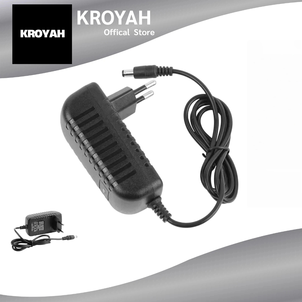 สายชาร์จทรงสี่เหลี่ยม AC Adapter ชาร์จเสียง 9v 12V 13.5V 15V