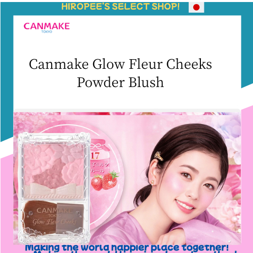 Canmake Glow Fleur Cheeks Powder Blush