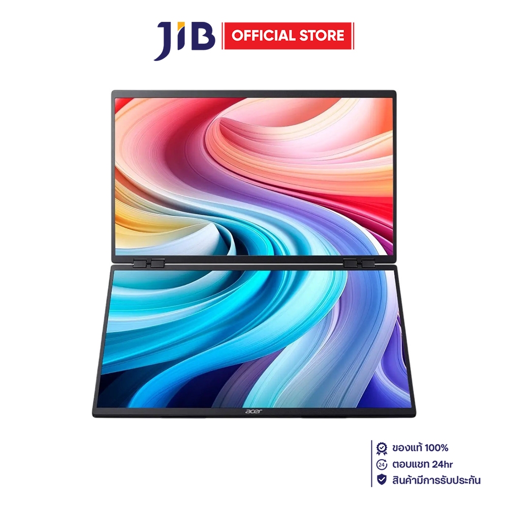 Portable Monitor (จอมอนิเตอร์พกพา) Acer PD243Y Ebmiuux - 23.8 Inch IPS FHD 100Hz USB-C