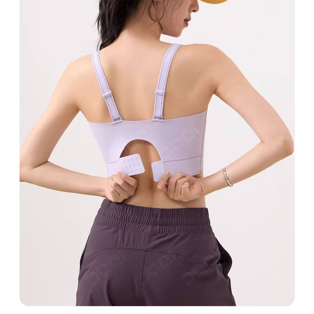 Kelva Sport Bra เสื้อชั้นในกีฬา พร้อมแผ่นรองหน้าอก กันกระแทกสำหรับการวิ่ง ยึดแน่น ไม่ขยับเขยื้อน สวยงามและสะดวกสบาย 2354 ราคา ถูกที่สุด ดีลบีเคเค แกลเลอรีภาพที่ 5