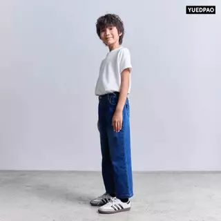 Yuedpao Smooth Flex Jeans (Straight Leg Kids) กางเกงยีนส์เด็กทรงกะบอก ยีนส์ยืดเด็ก เอวปรับได้ ใส่สบาย ยืดแต่ไม่ย้วย