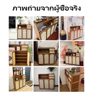 🐼 ตู้เก็บของ สไตล์โมเดิร์น ชั้นอเนกประสงค์ ความจุสูง ระบายอากาศได้ ประหยัดพื้นที่ ติดตั้งง่าย