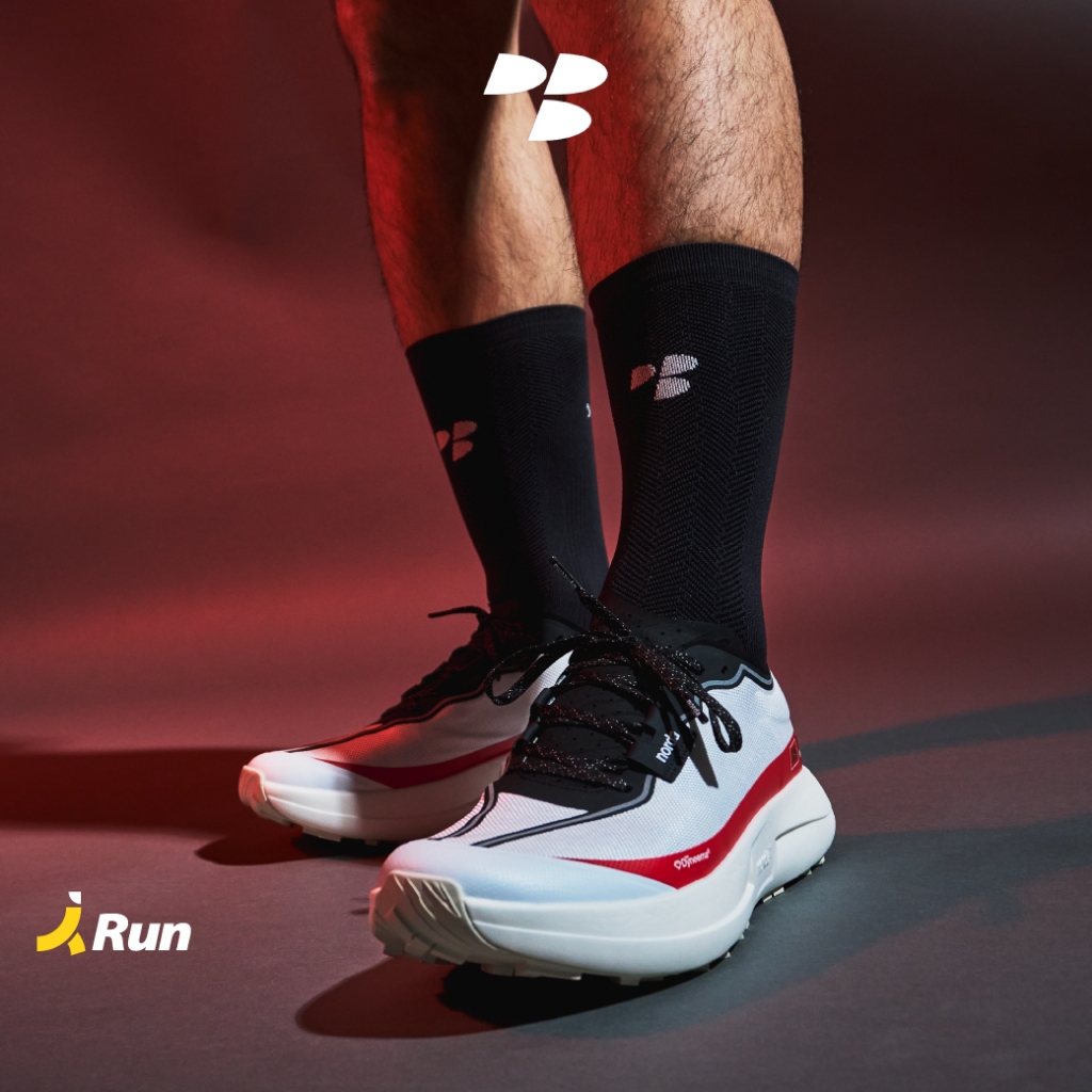 Personalbest​ Sock ถุงเท้าวิ่ง​ สำหรับฝึกซ้อมและแข่งขัน Bananarun