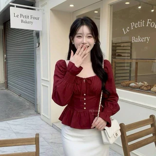 F01🍒 [มีไซส์ใหญ่ อก 34-62] S-XXXXXL เสื้อคอเหลี่ยมสาวอวบทรงคอร์เซ็ต สวยสับฉบับตัวแม่ ใส่แล้วมีเอว อกใหญ่แค่ไหนก็เอาอยู่