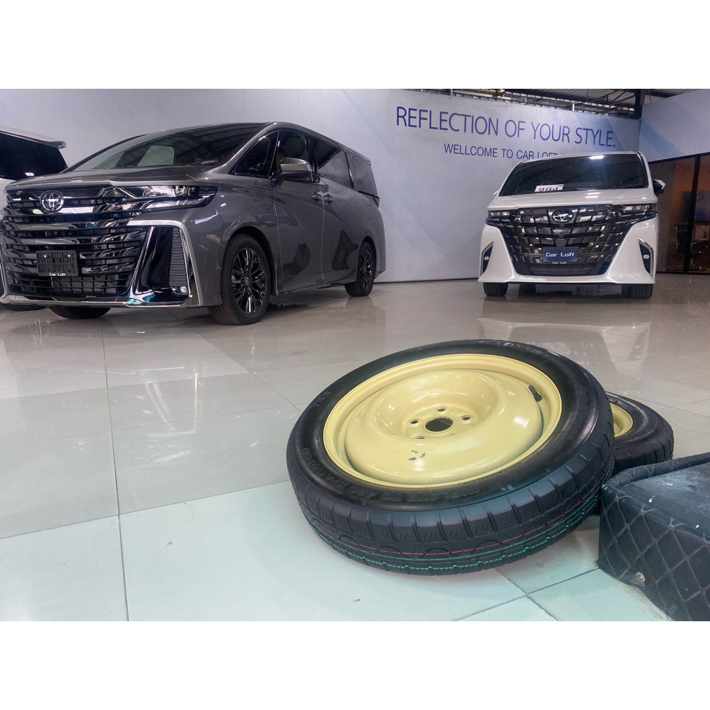 ล้ออะไหล่บางมือสองญี่ปุ่น 5 รู 120 ขอบ 18 ขนาดยาง 155/70/18 เหมาะสำหรับ Toyota Alphard