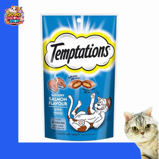 “ Temptations 75g ขนมแมวขายดี ทูน่า/ไก่ กินง่าย แมวชอบ”