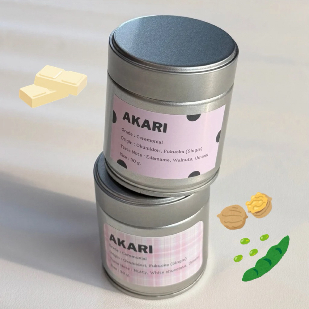 Akari Matcha - ผงมัทฉะ okumidori เกรด Ceremonial