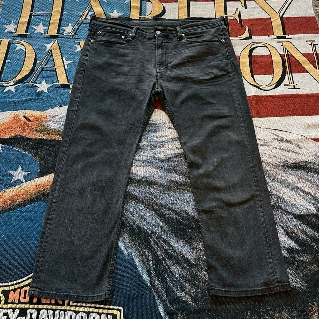 L29 levi’s 514 สีดำ เอว39“ สพ48” ยาว42“ ขา9” super black