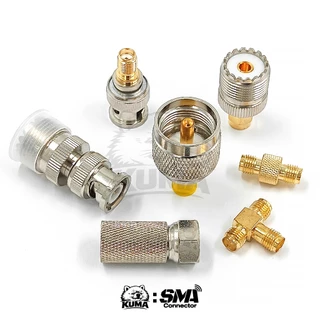 ไม่ขึ้นสนิม SMA รวมตัวเลือกหลายแบบ ขั้วแปลงเสาวิทยุสื่อสาร วิทยุ CCTV ส่งสัญญาณ เกลียวใน นอก BNC