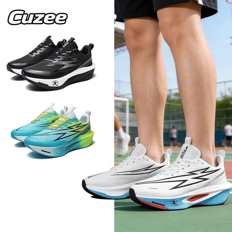 ส่งจากกรุงเทพฯ รองเท้าวิ่งชาย Cuzee, +TPU Rebound, ระบายอากาศน้ำหนักเบา, รองเท้านักเรียนกีฬาทุกเพศ