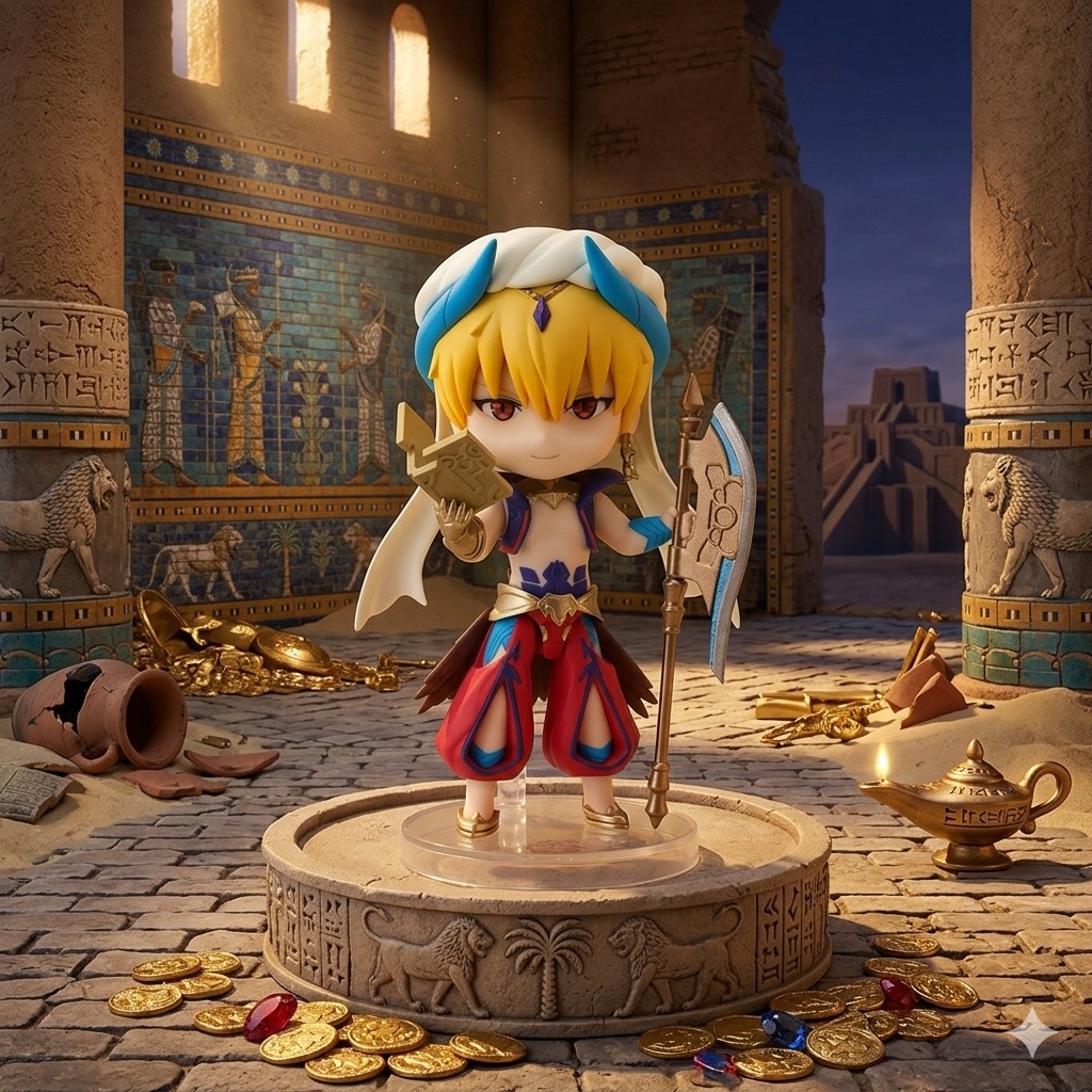 Bandai Tamashi: Gilgamesh Figuarts Mini Nations (Fate/Grand Order)