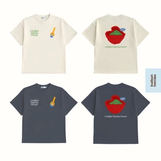 Kudsun's Oversized Tee - Certified Matcha Person เสื้อยืดโอเวอร์ไซส์