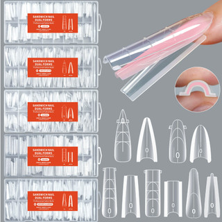PVC รุ่น sandwis เล็บปลอมต่อเล็บ แบบยาวพิเศษ Soft gel tips