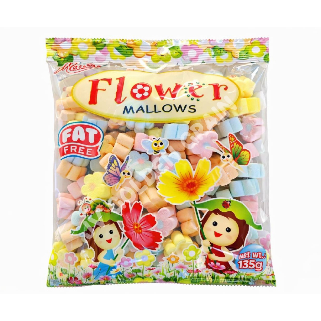 มาร์ชแมลโลว์ ดอกไม้ FLOWER MALLOWS 135g