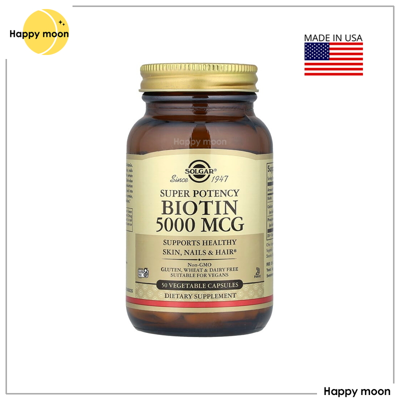 Solgar, Biotin, 50 Vegetable Capsules