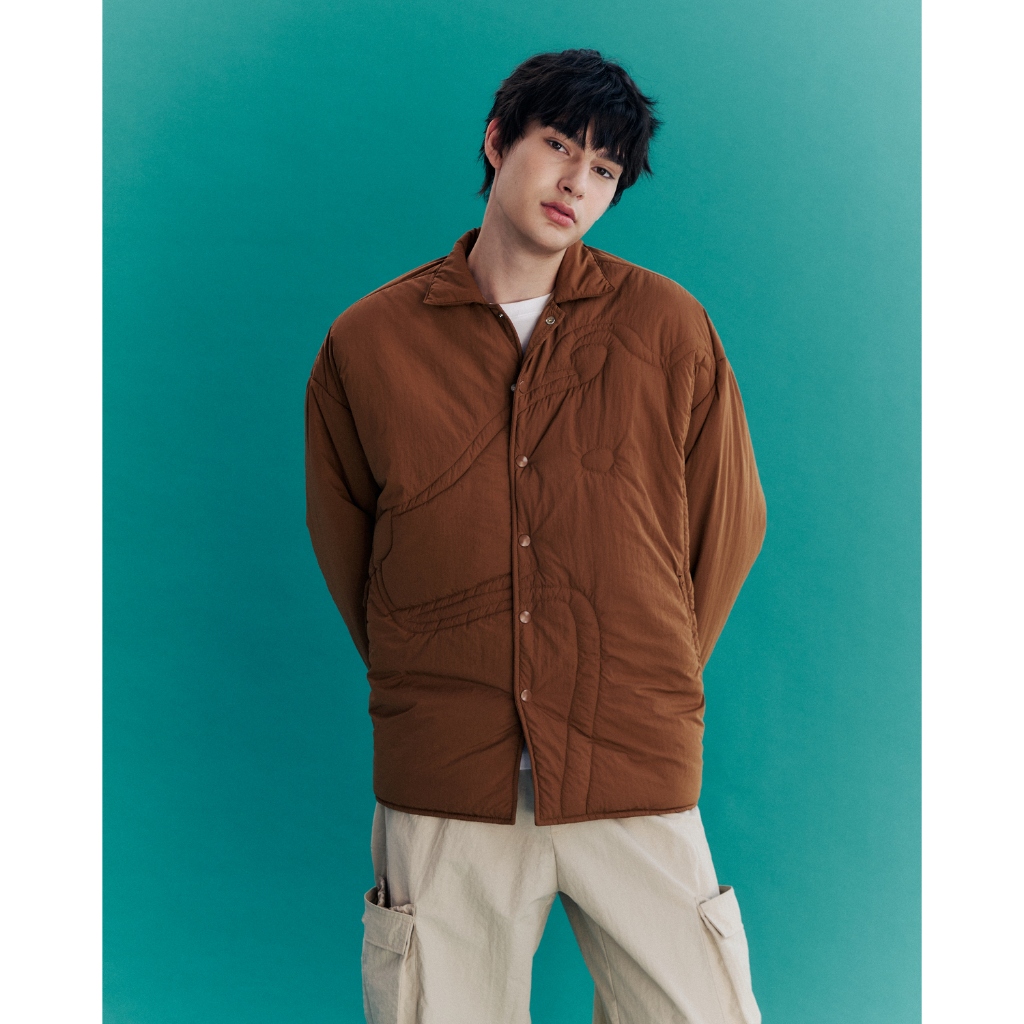 A25MF SMILEYHOUND PUFFER OVERSHIRT