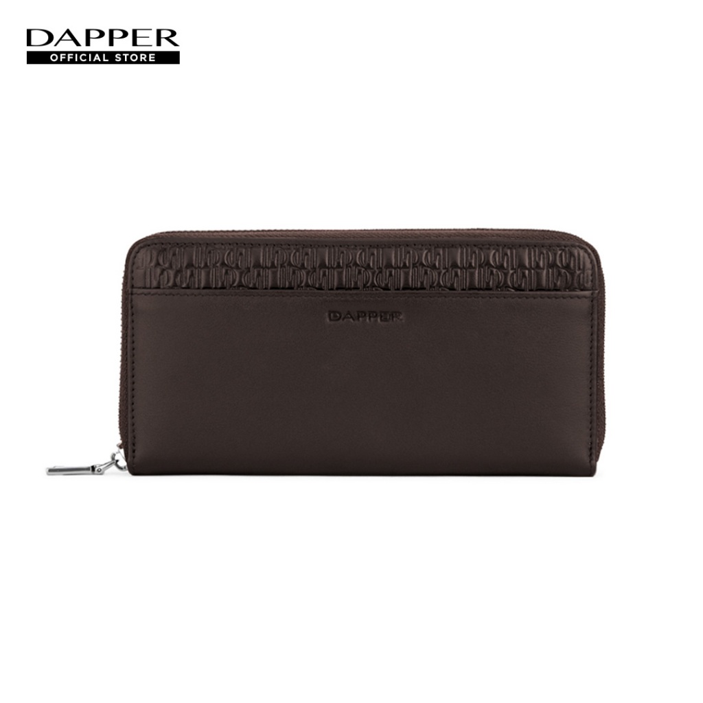 DAPPER กระเป๋าสตางค์ Monogram Accordion Long Wallet สีน้ำตาล (BWM/BR/1116EM4)