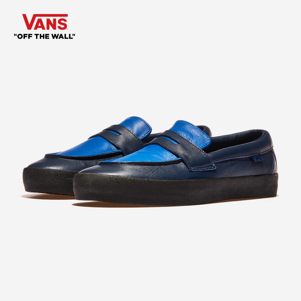 VANS SKATE LOAFER - NAVY/ROYAL BLUE รองเท้าผ้าใบ VANS ชายหญิง (รองเท้าทรงหน้าแคบแนะนำเผื่อไซซ์จากตาราง 0.5 -1 size)
