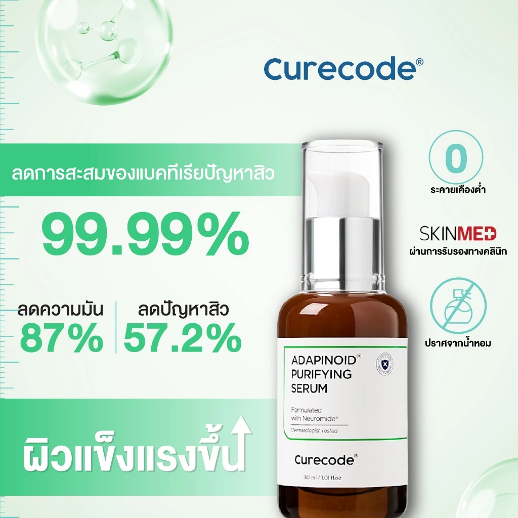 CURECODE ADAPINOID PURIFYING SERUM 30ML