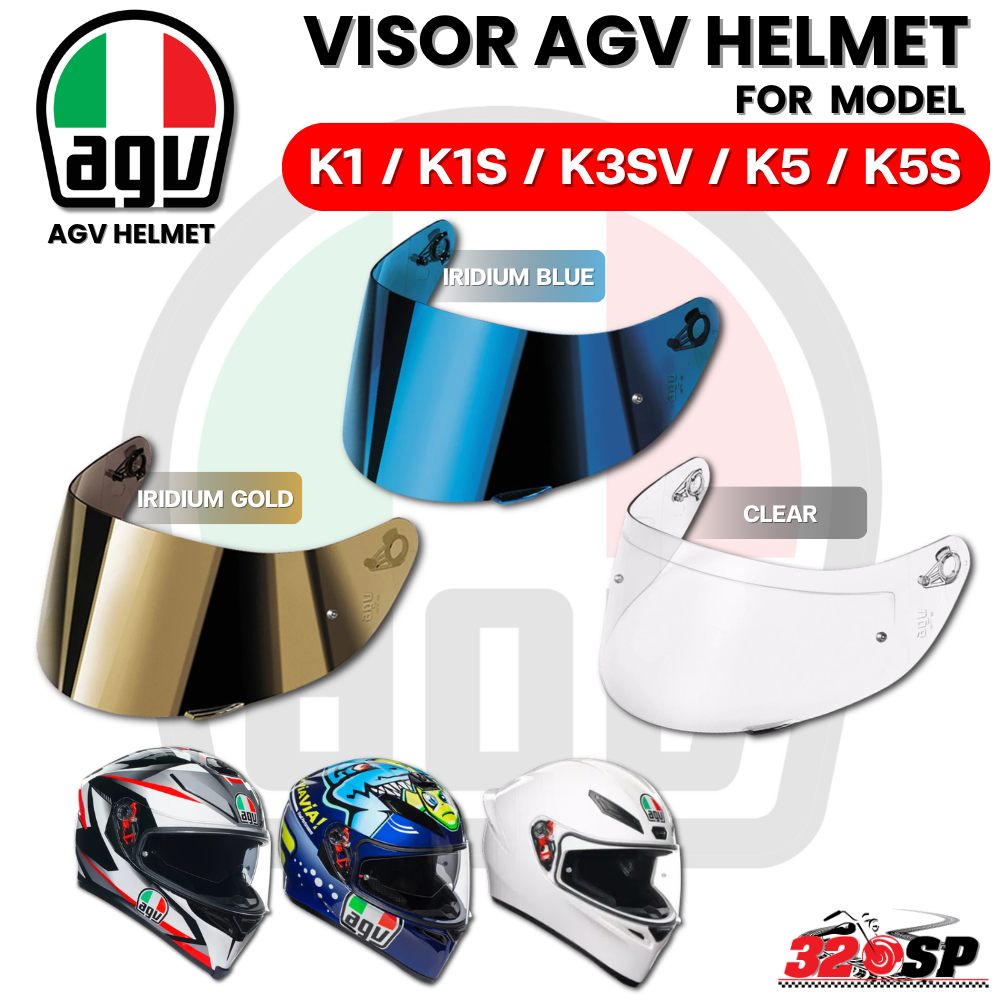ชิลด์หมวกกันน็อค VISOR HELMET AGV K1/ K1S / K3SV/ K5 / K5S ของแท้ ส่งไว!! 320SP