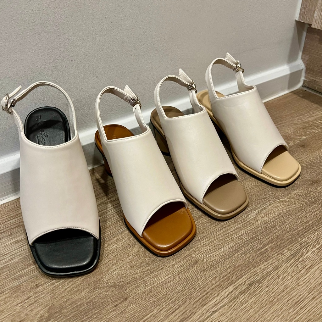 มาใหม่อีกแล้ว!! รองเท้าส้นสูง 2.5 นิ้ว รองเท้าสุขภาพ พื้นรองเท้านิ่มมาก รัดส้นใส่สบายมาก ผลิตในไทย