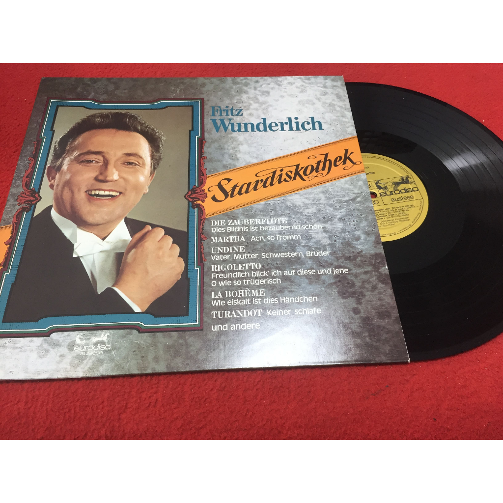 Fritz Wunderlich - Fritz Wunderlich ขนาด 12 นิ้ว LP ร้าน PinHaiMusic B134