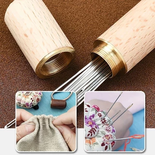เข็มร้อยด้ายด้วยตนเองสแตนเลส | เครื่องมือเย็บผ้า ทําเอง ประดับด้วยลูกปัด & ในครัวเรือน, ของขวัญงานฝีมือแบบอัตโนมัติและงา