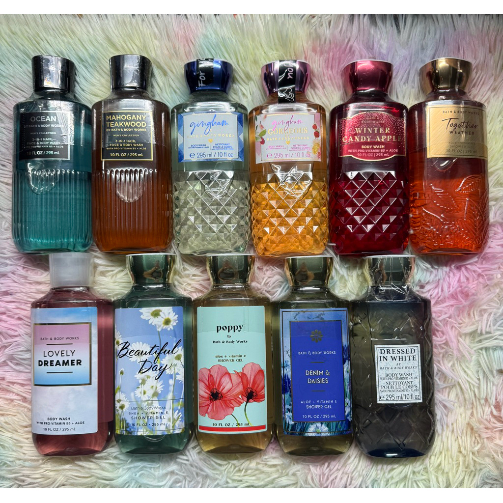 shower gel สบู่อาบน้ำ จาก bath and bodyworks