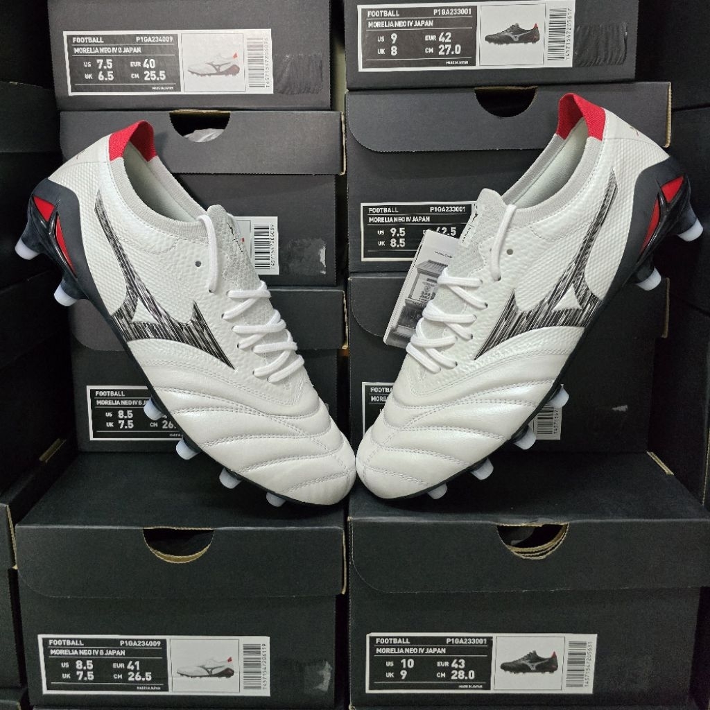 [🇯🇵JAPAN แท้ 💯] Mizuno Morelia Neo IV Beta Japan (P1GA234009) รองเท้าฟุตบอลของแท้  100%