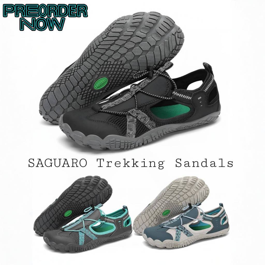 [Runway] รองเท้าแตะเดินป่า SAGUARO Trekking Sandals สไตล์ Barefoot พื้นหนึบ ทนทาน