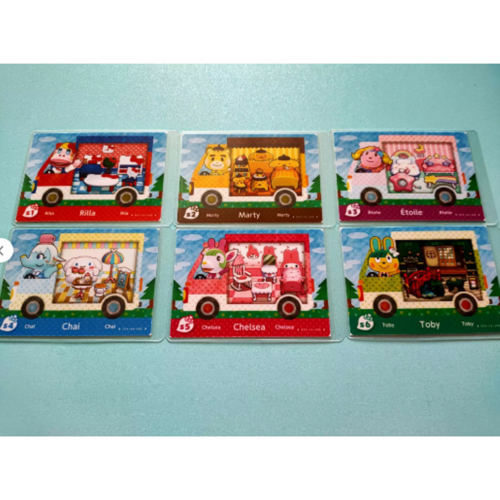 ซาริโอ้ 6 ใบรวมกันราคา 126 ใช้งานได้กับ animal crossing เชิญมาเกาะได้ เฟอร์นิเจอร์จะเข้าร้านทอมนุ๊ก