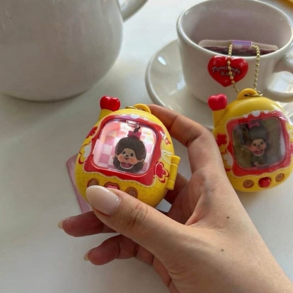พวงกุญแจ MONCHHICHI 🐵 งานลิขสิทธิ์แท้จ้าาา ทรง ทามาก๊อตจิ สุดน่ารัก พกแล้วใจฟู 💕