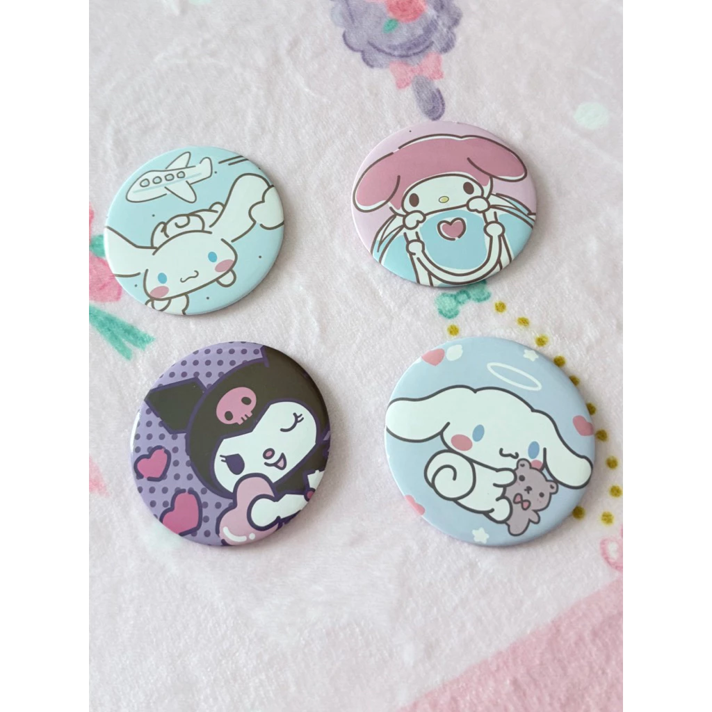 กระจกกลมพกพาขนาด 7*7 cm พร้อมส่งจากไทย