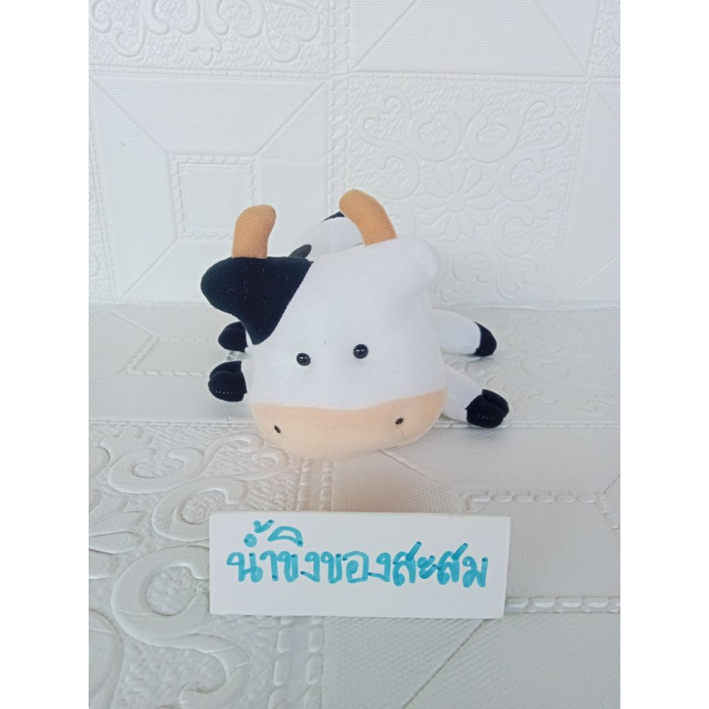 ตุ๊กตาวัว พรีเมี่ยม ฟาร์มโชคชัย "FARM CHOKCHAI"ขนาด : 7 นิ้ว***สินค้ามือสอง อาจมีตำหนิ หรือรอยเปื้อน