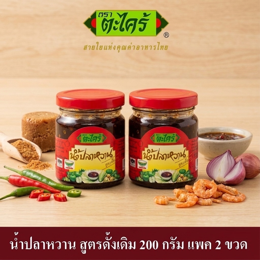 น้ำปลาหวานตราตะไคร้ 200 กรัม สูตรดั้งเดิม