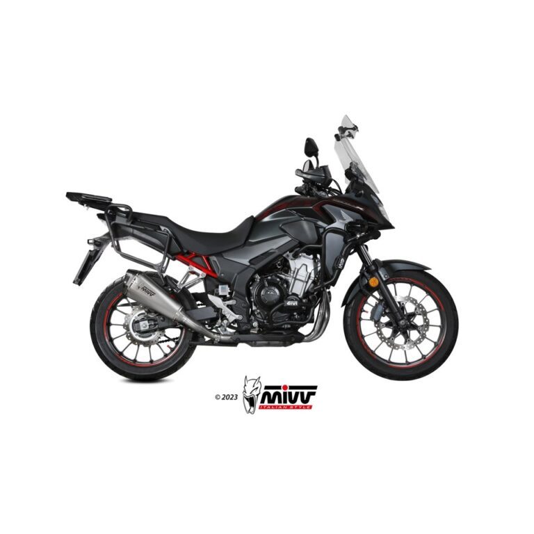 ท่อ HONDA CB 500 X 2021 > 2024 | SLIP-ON DELTA RACE STAINLESS STEEL