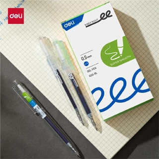 ปากกาเจลหมึกน้ำเงิน Deli รุ่น EG05 หัวปากกา 0.5 เขียนลื่น (จำหน่าย 1 ด้าม)