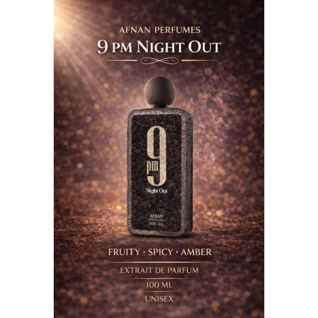 Afnan 9pm night out by afnan perfume.original perfume