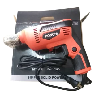 BONCHI รุ่น MT606 สว่านไฟฟ้า 3 หุน 10 มม. ปรับรอบซ้าย-ขวา กำลังไฟ 450 วัตต์ ฟรี! จำปาขัน รุ่น MT606