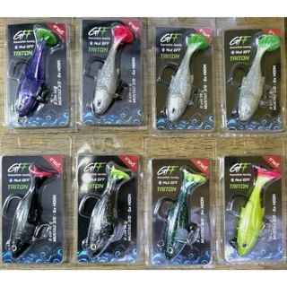 ปลายางไททั้นtriton ขนาด8เซน14กรัม มีสีสัน และหางสี